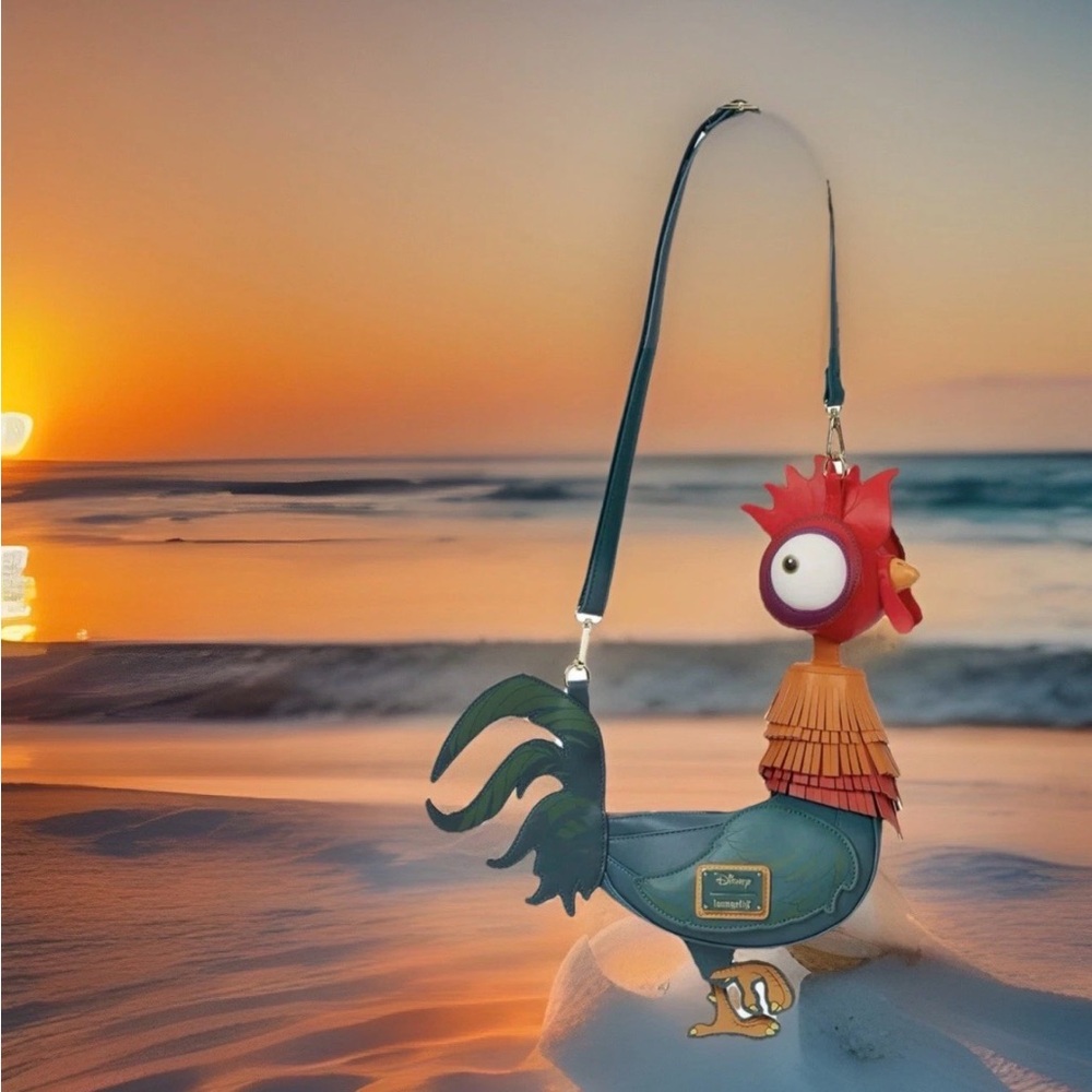 Loungefly Multicolor Rooster Crossbody Bag